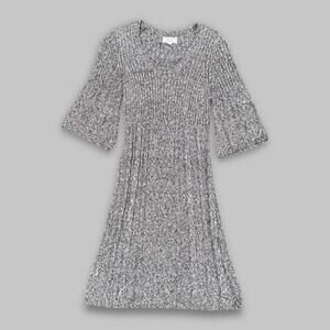 Pink Rose Women’s Marled Knit Sweater Dress - Size L